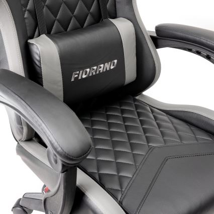 Gaming-Stuhl FIORANO Schwarz/Grau