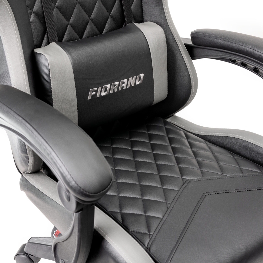Gaming-Stuhl FIORANO Schwarz/Grau