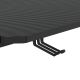 Gaming-Tisch SNAKE mit LED-RGB-Hintergrundbeleuchtung 100x60 cm schwarz