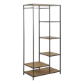 Garderobe SARON Eiche/Schwarz