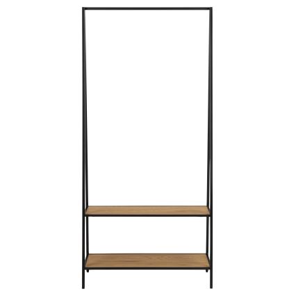 Garderobenhaken SARON Eiche/Schwarz