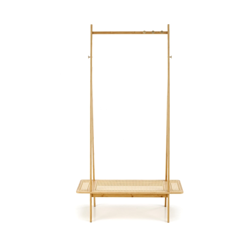Garderobenständer 168x68 cm LEGNO Rattan