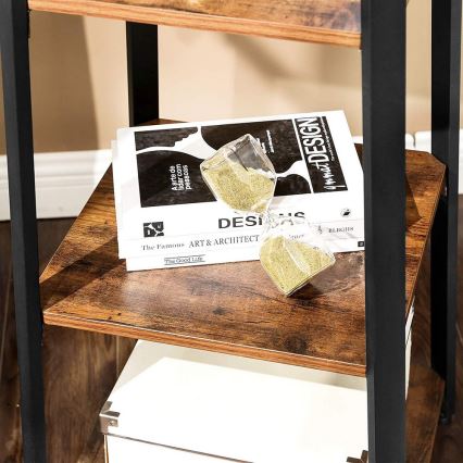 Garderobenständer LINEA schwarz/braun