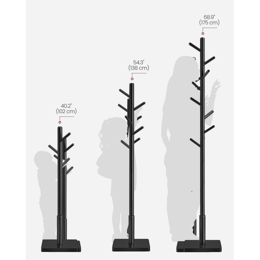 Garderobenständer LINEA schwarz