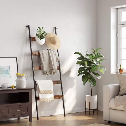 Garderobenständer NAVARO braun/schwarz