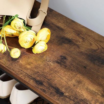 Garderobenständer NAVOR, Braun/Schwarz