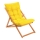 Gartenliege gelb/Buche