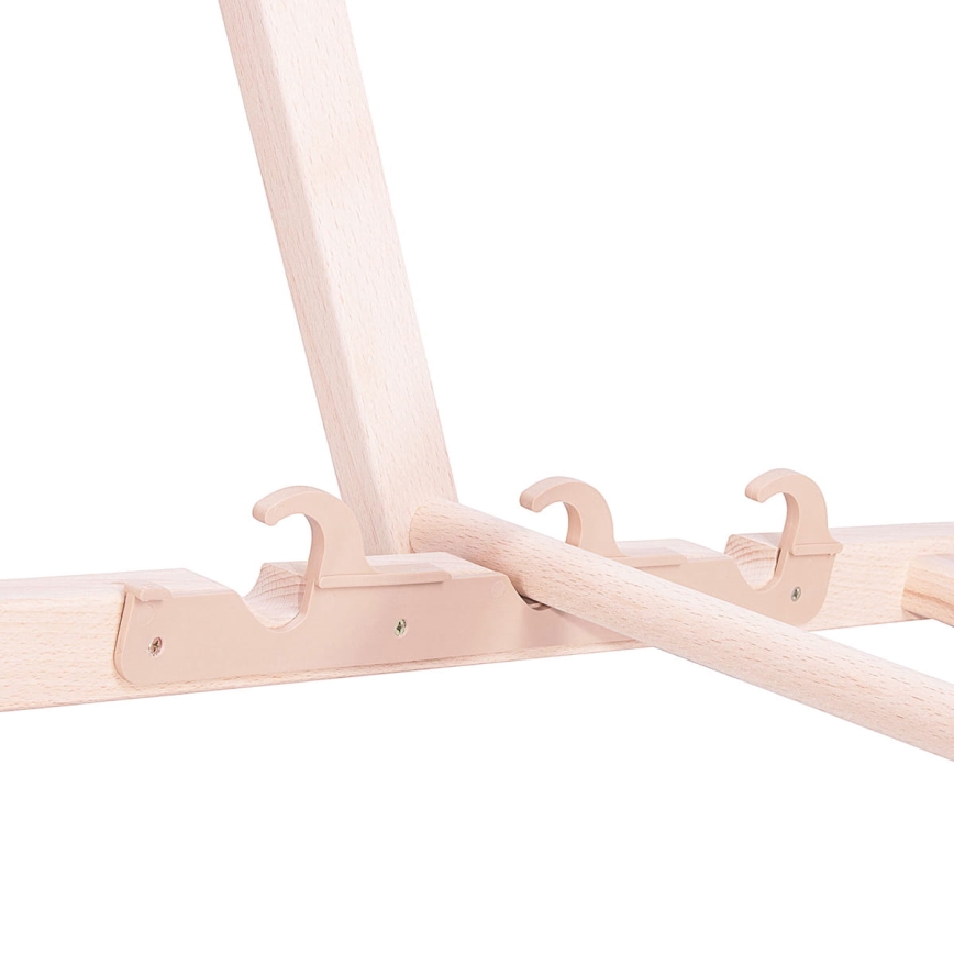 Gartenliege Grau/Buche