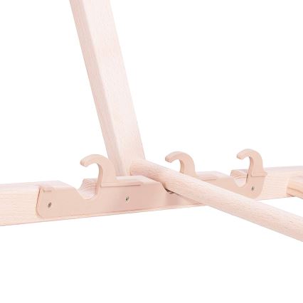 Gartenliege grün/weiß/Buche