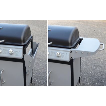 Gasgrill 4-Brenner, Edelstahl