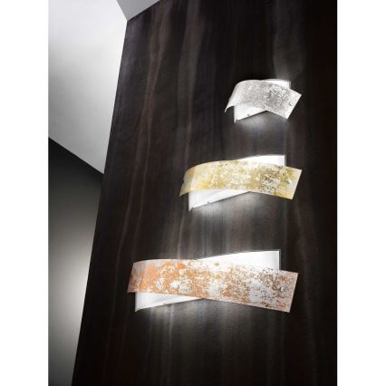 Gea Luce CAMILLA A M arg - Wandleuchte CAMILLA 4xE14/28W/230V 54 cm silbern