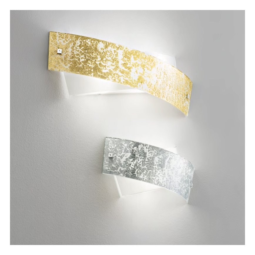 Gea Luce CAMILLA A P oro - Wandleuchte CAMILLA 2xE14/28W/230V 34 cm golden