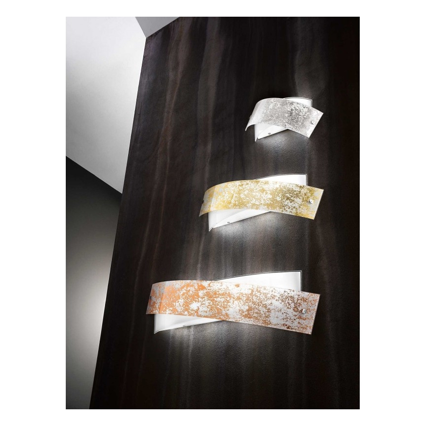 Gea Luce CAMILLA A P oro - Wandleuchte CAMILLA 2xE14/28W/230V 34 cm golden
