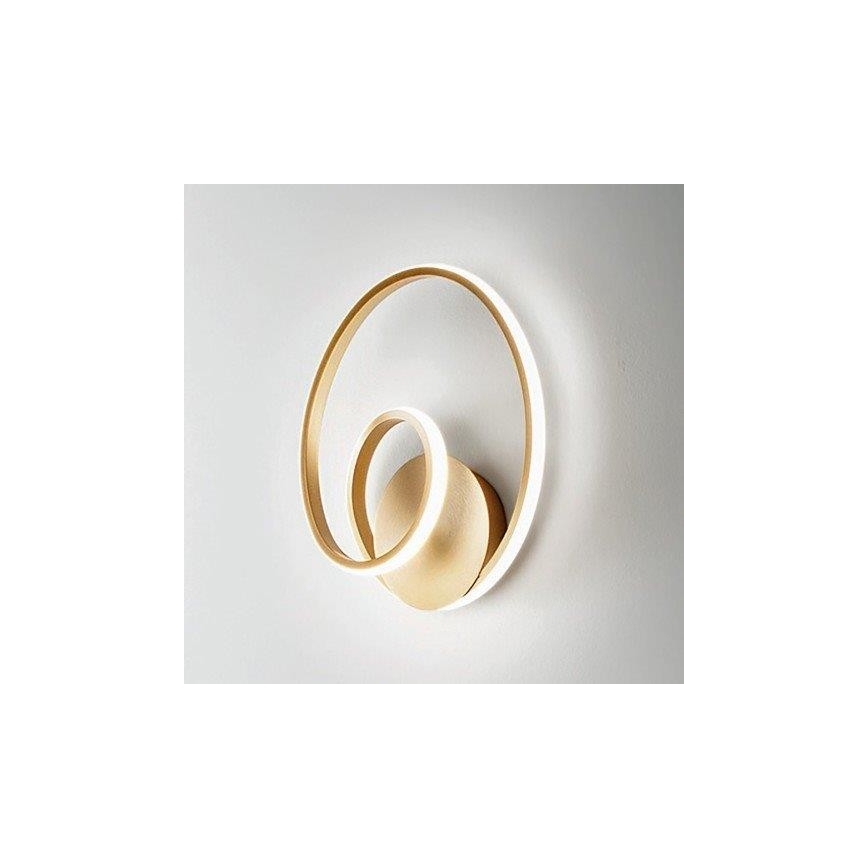 Gea Luce DIVA A ORO SPAZZOLATO - Dimmbare LED-Wandleuchte DIVA LED/20W/230V golden