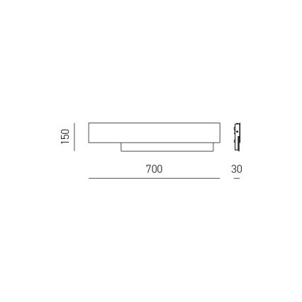 Gea Luce DOHA A G T - LED-Wandbeleuchtung DOHA LED/25W/230V 70 cm beige