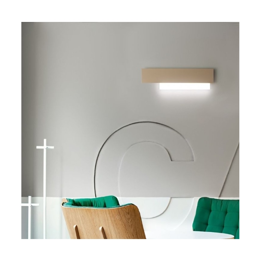 Gea Luce DOHA A P T - LED-Wandbeleuchtung DOHA LED/15W/230V 40 cm beige