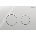 Geberit 115.085.KH.1 - Betätigungsplatte Omega20 21,2x14,2 cm glänzender Chrom/mattierter Chrom