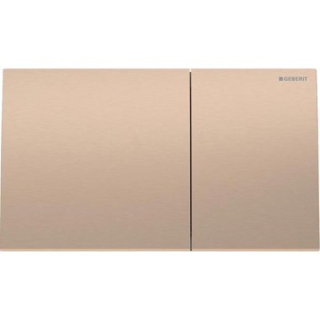 Geberit 115.622.QB.1 - Betätigungsplatte Sigma70 25x14,6 cm gebürstetes Rotgold