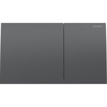 Geberit 115.622.QD.1 - Betätigungsplatte Sigma70 25x14,6 cm schwarz verchromt