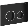 Geberit 115.884.SJ.1 - Betätigungsplatte Sigma50 24,6 x 16,4 cm schwarz/Glanzchrom