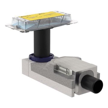 Geberit 154.150.00.1 - Montageset zur Rohmontage von Duschrinnen CleanLine 90-220 mm