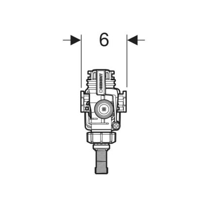 Geberit 240.705.00.5 - Füllventil für verputzte Spülkästen Typ 383