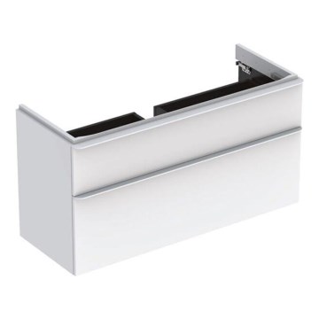 Geberit 500.355.00.1 - Waschtischunterschrank Smyle Square 61,7x118,4 cm weiß