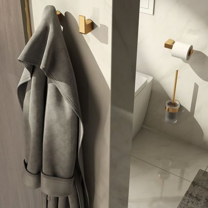 Gedy - 2er-Set Wandhaken PIRENEI mattgold