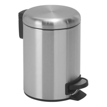 Gedy - Abfalleimer POTTY 5 l Soft-Close, gebürsteter Edelstahl