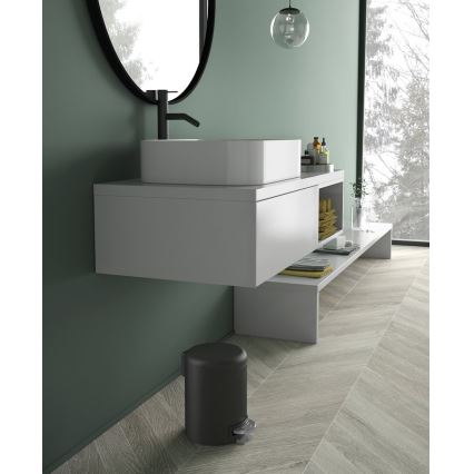 Gedy - Abfalleimer POTTY 5 l, Soft-Close, matt schwarz