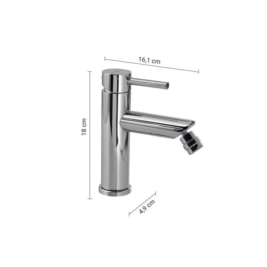 Gedy - Bidet-Armatur COMO 18 cm, Hochglanzchrom