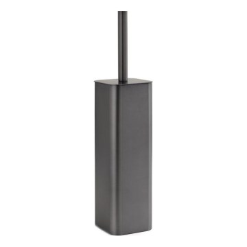 Gedy - Freistehende WC-Bürste SCOPINO, metallicgrau