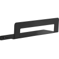Gedy - Handtuchablage mit Handtuchhalter CLEO 30 cm matt schwarz