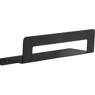 Gedy - Handtuchablage mit Handtuchhalter CLEO 30 cm matt schwarz