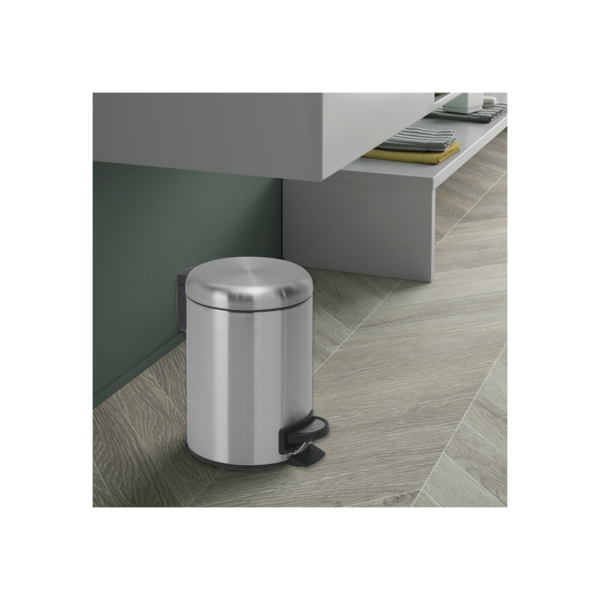 Gedy - Mülleimer POTTY 3 l Soft-Close, Edelstahl