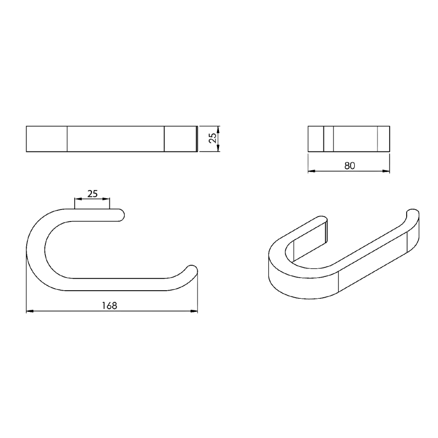 Gedy - Toilettenpapierhalter HIMALAYA Bambus