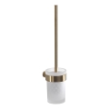 Gedy - Wand-WC-Bürste PIRENEI Milchglas/mattgold