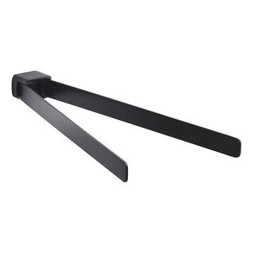 Gedy - Wanddrehhaken für Handtücher PIRENEI 36 cm matt schwarz