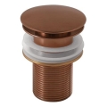 Gedy - Waschbeckenablauf CLICK-CLACK, Durchmesser 6,6 cm, bronzefarben