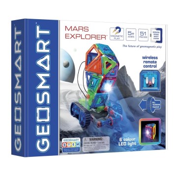 GeoSmart - Magnetischer Baukasten Mars Explorer 51 Stk.