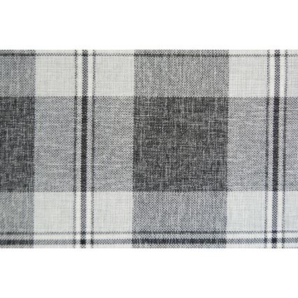 Gepolsterte Liege ARLY 110x200 cm mit universell montierbarem Kopfteil (L/R) anthrazit/weiß