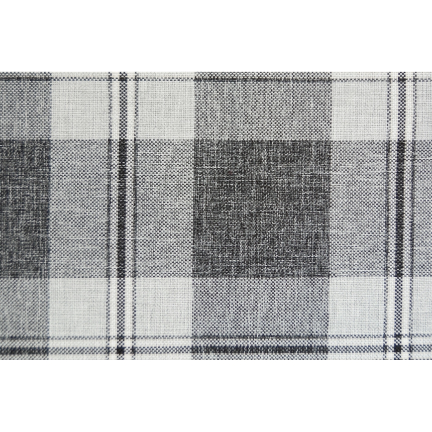 Gepolsterte Liege ARLY 110x200 cm mit universell montierbarem Kopfteil (L/R) anthrazit/weiß