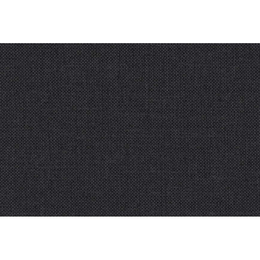 Gepolsterte Liege ARLY 110x200 cm mit universell montierbarem Kopfteil (L/R) anthrazit/weiß