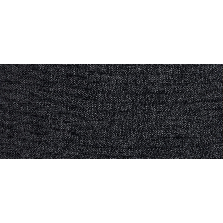 Gepolsterte, universell einsetzbare, ausziehbare U‑Sitzgarnitur mit Schlaffunktion YORK, grau/schwarz