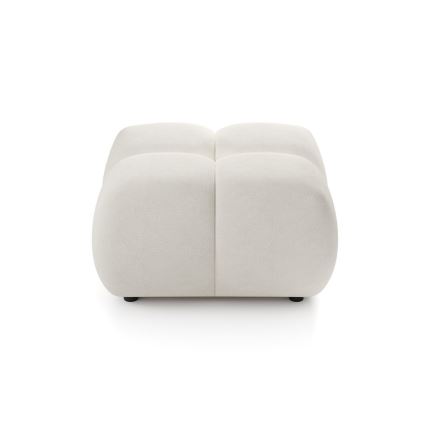 Gepolsterter Hocker ALMADA 72x72 cm, Beige