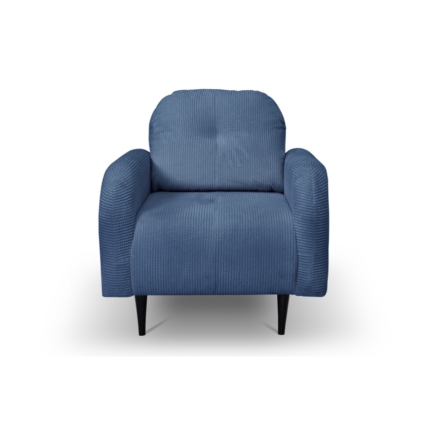 Gepolsterter Sessel CLOUDY, blau