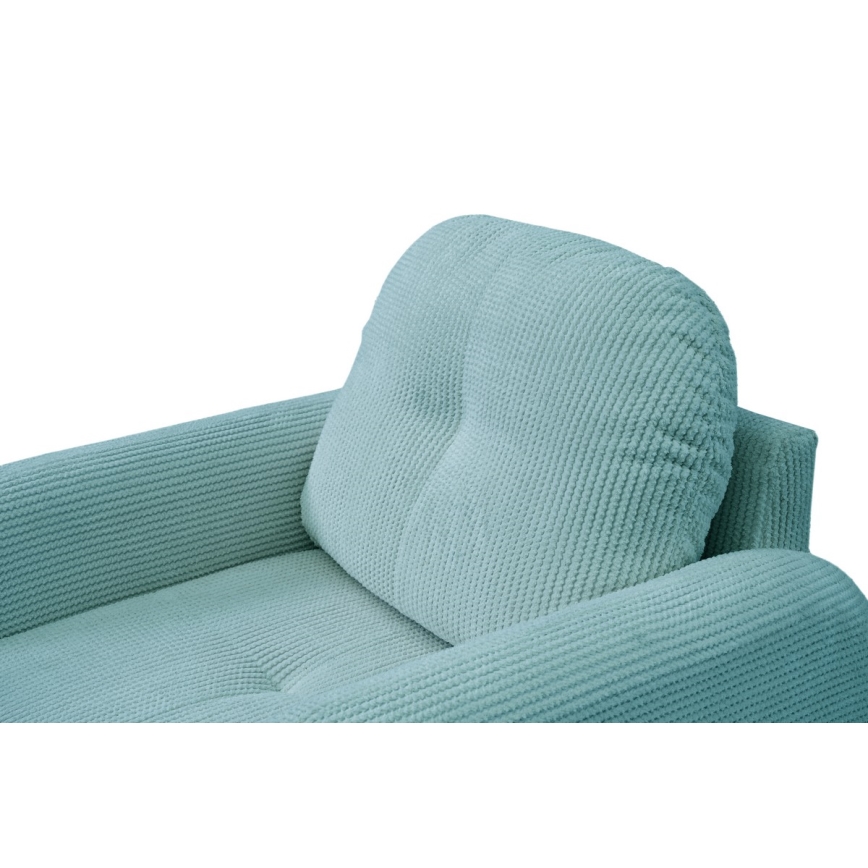 Gepolsterter Sessel CLOUDY türkis