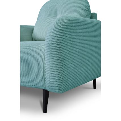 Gepolsterter Sessel CLOUDY türkis