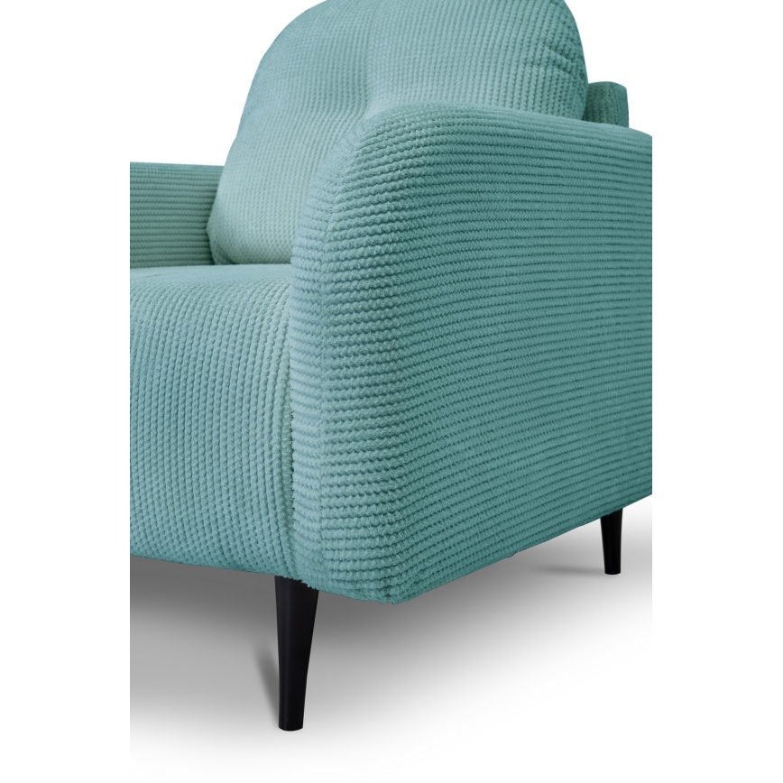 Gepolsterter Sessel CLOUDY türkis