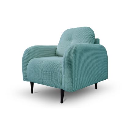 Gepolsterter Sessel CLOUDY türkis